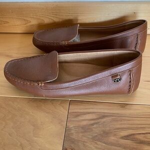 UGG Driving Loafers Women's Tan Soft UGG Leather Loafers